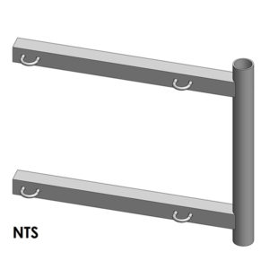 8" Standoff Face Mount